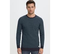 Blend BHNathan Herren Strickpullover Feinstrick Pullover mit Rundhals-Ausschnitt Rippbündchen 100% Baumwolle Regular fit, Größe:XL, Farbe:Dark Navy Blue (74645)
