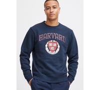 BLEND Rundhalspullover Herren Baumwolle blau, XXL