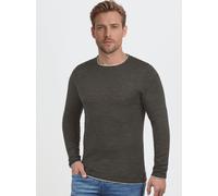 Rundhalspullover BLEND "BLEND BHOdin" Gr. L, schwarz (charcoal) Herren Pullover (65477020-L) charcoal
