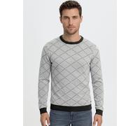 BLEND Rundhalspullover Herren grau, XXL