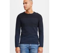 Blend Benno Herren Strickpullover Feinstrick Pullover Mit Rundhalsausschnitt Aus 100% Baumwolle, Größe:XXL, Farbe:Dark Navy Blue (74645)