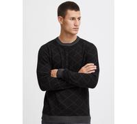 BLEND Rundhalspullover Herren schwarz, M