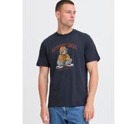 BLEND Rundhalsshirt Herren blau, L