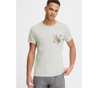 Blend Florens Herren T-Shirt Kurzarm Shirt mit Print und Rundhalsausschnitt, Größe:M, Farbe:Chip Grey (75153)