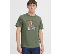 BLEND Rundhalsshirt Herren grün, S