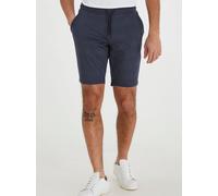 Sweatshorts BLEND "BHArgus", Herren, Gr. L, US-Größen, blau (marineblaus), 60% Polyester, 38% Viskose, 2% Elasthan, kariert, regular fit kurz, Hosen Sweatshorts, Stoff Shorts mit elastischem Bund und