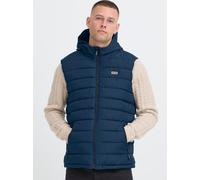 Steppweste BLEND "BHMelai", Herren, Gr. L, marineblaus, 100% Polyester, unifarben, normal normal, Westen Steppweste, Stilvolle Basic Steppweste mit Taschen und Kapuze (20759932-L) marineblaus