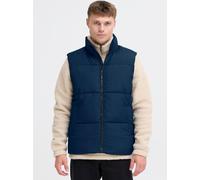 Steppweste BLEND "BHElmer", Herren, Gr. XL, marineblaus, 100% Polyester, unifarben, normal normal, Westen, Schicke Steppweste mit Paspeltaschen (76931309-XL) marineblaus