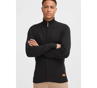 Blend Norman Herren Strickjacke Cardigan Feinstrick mit Stehkragen und Reißverschluss, Größe:M, Farbe:Black (70155)