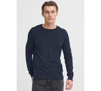 BLEND Strickpullover Herren Baumwolle blau, M