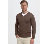 BLEND Strickpullover Herren Baumwolle braun, L