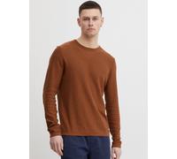 Strickpullover BLEND "BHPullover", Damen, Gr. XL, sequoia, Feinstrick, 100% Baumwolle, unifarben, regular fit normal, Rundhals, eng, Pullover Strickpullover, Stilvoller Feinstrick-Pullover mit Rundhal