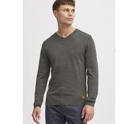 Blend BHDansel Herren Strickpullover Feinstrick Pullover mit V-Ausschnitt Rippbündchen Baumwollmischung Regular fit, Größe:L, Farbe:Charcoal (70818)