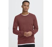 Strickpullover BLEND "BHBryan", Damen, Gr. M, hot chocolate, Feinstrick, 70% Baumwolle, 30% Nylon, unifarben, Basic, normal normal, Rundhals, Pullover Strickpullover, Stilvoller Basic Strickpullover (