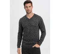 Strickfleece-Pullover BLEND "Strickpullover BHDansel", Herren, Gr. S, schwarz, Obermaterial: 50% Baumwolle CO. 50% Polyacryl PAN., Pullover (47090047-S) schwarz
