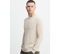 Strickpullover BLEND "Strickpullover BHCodford", Herren, Gr. XL, grau (oyster gray), Obermaterial: 100% Baumwolle CO., unifarben, casual, normal, Rundhals, Langarm, Pullover (95491030-XL) oyster gray