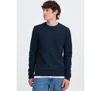 BLEND Strickpullover Herren Textil blau, M