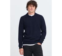 BLEND Strickpullover Herren Textil blau, M