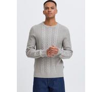 BLEND Strickpullover Herren Textil grau, M