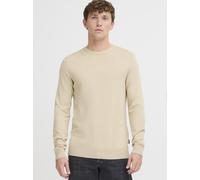 Strickfleece-Pullover BLEND "Strickpullover BHDAN", Herren, Gr. L, grau (plaza taupe), Obermaterial: 70% Viskose CV. 30% Nylon NY., Pullover (13740557-L) plaza taupe