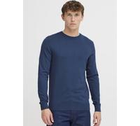 Strickpullover BLEND "BHDan", Herren, Gr. XL, marineblaus, Feinstrick, 70% Viskose, 30% Nylon, meliert, Basic, normal normal, Rundhals, Pullover Strickpullover, Stilvoller Basic Strickpullover (640498