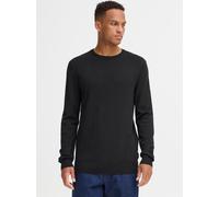 Strickpullover BLEND "BHDan", Herren, Gr. XXL, schwarz, Feinstrick, 70% Viskose, 30% Nylon, meliert, Basic, normal normal, Rundhals, Pullover Strickpullover, Stilvoller Basic Strickpullover (96355330-