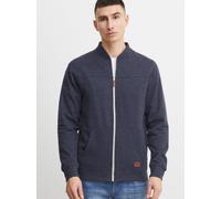 Blend BHArco Herren Sweatjacke Collegejacke Cardigan mit kurzem Stehkragen Reißverschluss Kängurutasche Baumwollmischung Regular fit, Größe:S, Farbe:Navy (70230)