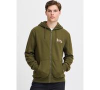 Sweatjacke BLEND "BHSweatshirt", Herren, Gr. L, forest night, Sweatware, 55% Polyester, 45% Baumwolle, unifarben, Basic, regular fit normal, ohne Ausschnitt, eingesetzt, Sweatjacken Sweatjacke, Gemütl