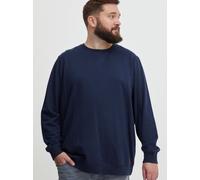 Longpullover BLEND "Sweatshirt BHAlex Big & Tall", Herren, Gr. 5XL, blau (marineblaus), Obermaterial: 60% Baumwolle CO. 40% Polyester PES., Sweatshirts Longpullover (50880827-5XL) marineblaus