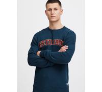 Longpullover BLEND "Sweatshirt BHBillie", Herren, Gr. L, blau (marineblaus), Obermaterial: 60% Baumwolle CO. 40% Polyester PES., Pullover Longpullover (13415056-L) marineblaus