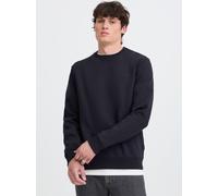 Sweatshirt BLEND "BHDOWNTON CREW", Herren, Gr. XXL (56/58), blau (schwarz, navy), Sweatware, Obermaterial: 50% Baumwolle, 50% Polyester, unifarben, Basic, normal normal, Rundhals, Langarm Bündchen, Sw