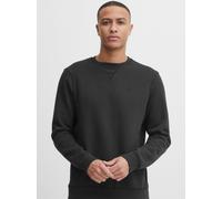 Longpullover BLEND "BHSweatshirt", Herren, Gr. M, schwarz, Sweatware, 60% Baumwolle, 40% Polyester, regular fit normal, Rundhals, eingesetzt, Pullover Longpullover, Klassisches Sweatshirt mit Rundhals