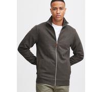 Blend Alio Herren Sweatjacke Cardigan Ohne Kapuze Mit Reißverschluss Stehkragen Und Fleece-Innenseite, Größe:S, Farbe:Charcoal (70818)