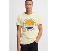 Blend BHBammer Herren T-Shirt Kurzarm Shirt mit Print Rundhals-Ausschnitt Frontprint hochwertige Baumwoll-Qualität, Größe:2XL, Farbe:Cloud Cream (120804)