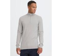 Troyer BLEND "BHBryan", Herren, Gr. M, griffin, Feinstrick, 70% Baumwolle, 30% Nylon, unifarben, normal normal, hoch geschlossener Ausschnitt, Pullover Troyer, Stilvoller Troyer mit Reißverschluss (54