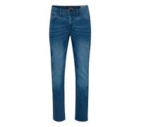 Bequeme Jeans BLEND "Bequeme Jeans BHTwister", Herren, Gr. 27, Länge 32, blau (denim middle blau), Jeans, Obermaterial: 81% Baumwolle CO. 17% Polyester PES. 2% Elasthan EL., unifarben, casual, regular