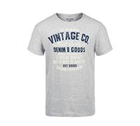 Blend Vadim Herren T-Shirt Kurzarm Shirt mit Print und Rundhalsausschnitt, Größe:M, Farbe:Stone Mix (70813)