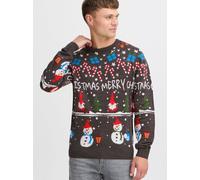 BLEND Weihnachtspullover Herren grau, M