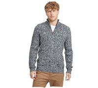 Blend Zotem Herren Strickpullover Troyer Grobstrick Pullover, Größe:L, Farbe:Dress Blues (194024)
