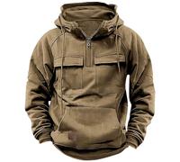 BLIBUNALA Herren Pullover XXXL Modisch Kapuzenpullover Langarmshirts Patchwork Kapuzenpulli Pullover Plus Size Farbblock Sweatjacke Oversized Modern Hoodie Freizeit Modernern Freizeitjacke Pulli