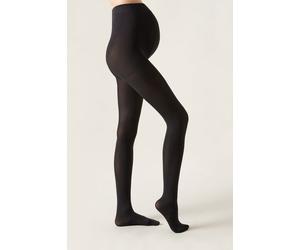 Blickdichte Maternity-strumpfhose Matt 60 Denier Schwarz 1/2