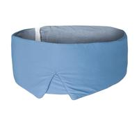 Blickdichte Schlafmaske | Reisemaske zum Schlafen im Flugzeug - atmungsaktiv, schwarz mit verstellbarem Band, Reise Flugzeug