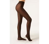 Blickdichte Strumpfhose Ultra Light Matt Mit Kaschmir Braun 1/2