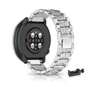 Bling Metall Armbänder für Polar Ignite 3 /Ignite 2 /Ignite/Unite/Pacer/Pacer Pro Armband, 20MM Funkelnd Diamant Metall Ersatz Armband kompatibel mit Polar Ignite 3 /Ignite 2 (E)