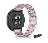 Bling Metall Armbänder für Polar Ignite 3 /Ignite 2 /Ignite/Unite/Pacer/Pacer Pro Armband, 20MM Funkelnd Diamant Metall Ersatz Armband kompatibel mit Polar Ignite 3 /Ignite 2 (A)