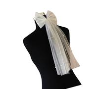 Blingbling perlenbesetzter Haarkamm mit Schleife, Schmuck, moderner Braut Kopfschmuck für Abschlussbälle, Festzüge, glitzernde Schleife, Haarschmuck, Kopfschmuck, Schleier für Festzüge, Abschlussbälle