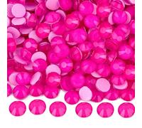 Blinginbox Hotfix Strasssteine für Kleidung, Hotfix-Strasssteine, Kristall-Edelsteine für Bastelarbeiten, Dekoration, Rose Neon, SS16, 1440 Stück