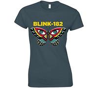 Blink-182 Ladies T-Shirt: Butterfly - XX-Large