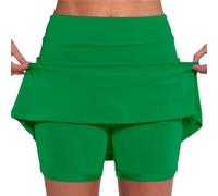 Blitzangebote des Tages Aktuell Sale Damen Rock Mit Hose Drunter Kurz 2 In 1 Shorts Rock Farbverlauf Druck Tennis Rock Mit Short Integriert Sportrock Tennisrock Angebote Damen Sale Sale Damen Hosen