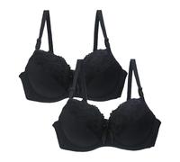 Blitzangebote des Tages Angebote des Tages Damen Push Up BH Mit Blumen Spitze Schalen BH Elegant Vollschalen Bequem Große Brüste Bra Komfort Klassische BHS Sommer Must Have